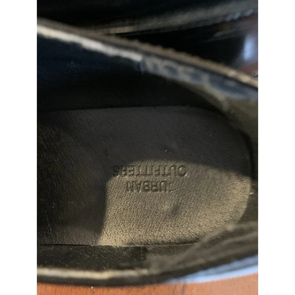 Urban‎ Outfitters Zip Black Shoes Wedge Heel Boot Shoe Sz 9